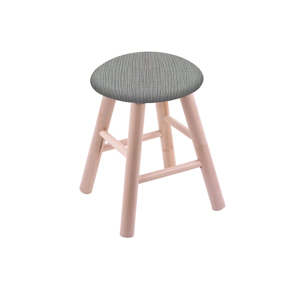 Oak Vanity Stool, Dark Cherry Finish, Canter Thatch Seat